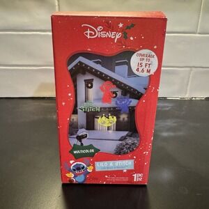NEW‎ Disney Lilo & Stitch Whirl-A-Motion LED Light Show Projector Multicolor